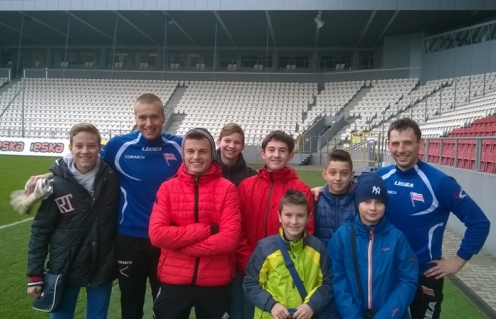 Nasi bramkarze wizytowali trening Ekstraklasy!!